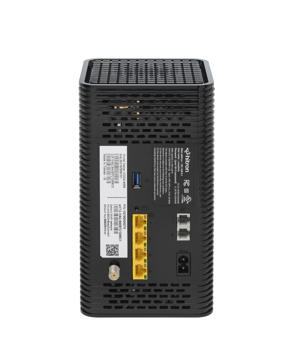DOCSIS 3.1 Cable Modem Router CODA4589 Hitron